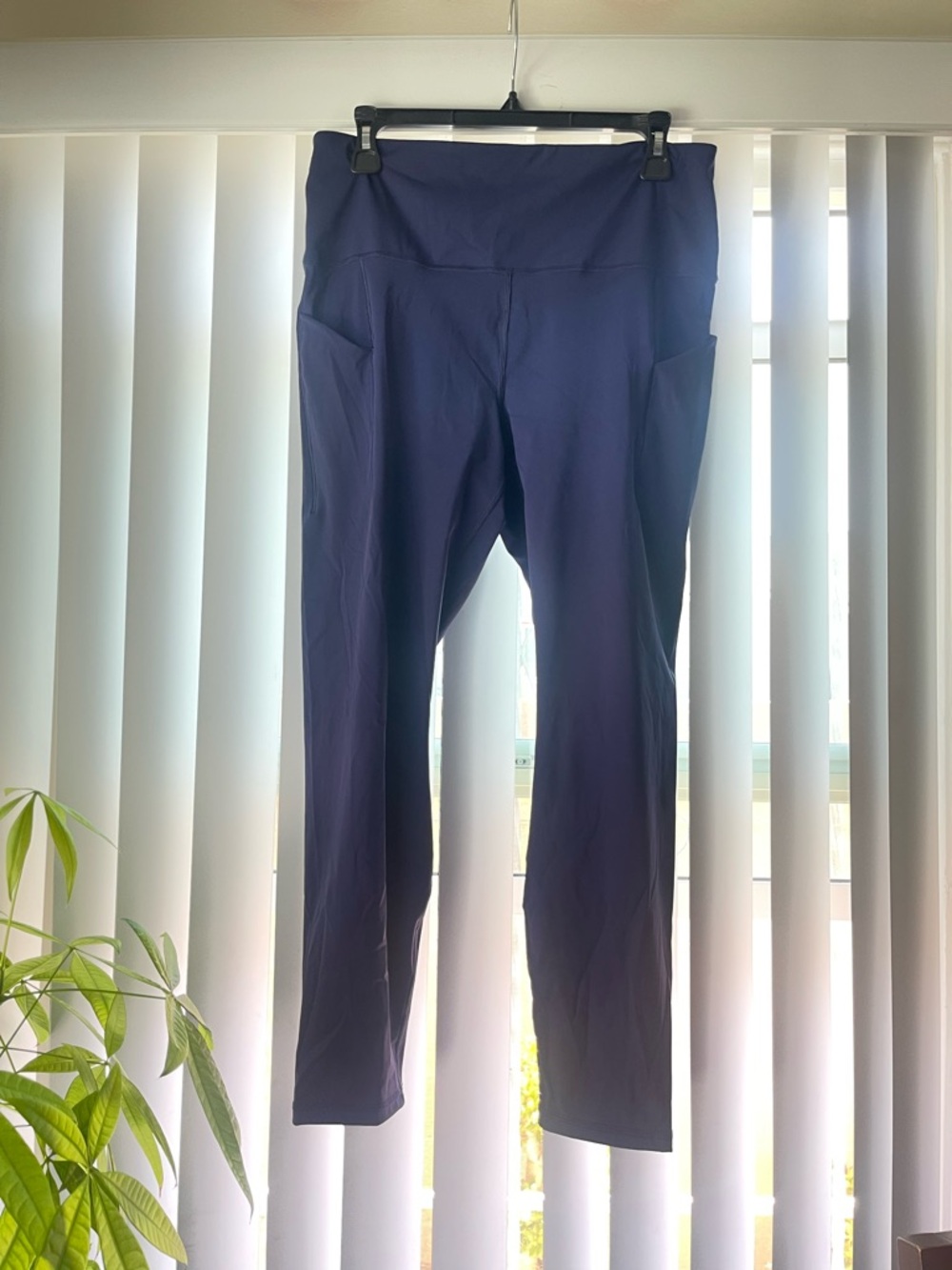 Savage X Fenty Navy High-Rise Pocket Leggings